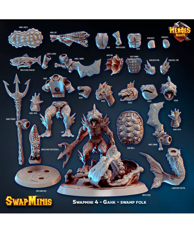 Swapmini 4 - Gahk - The Creature of Dreadbone Marsh