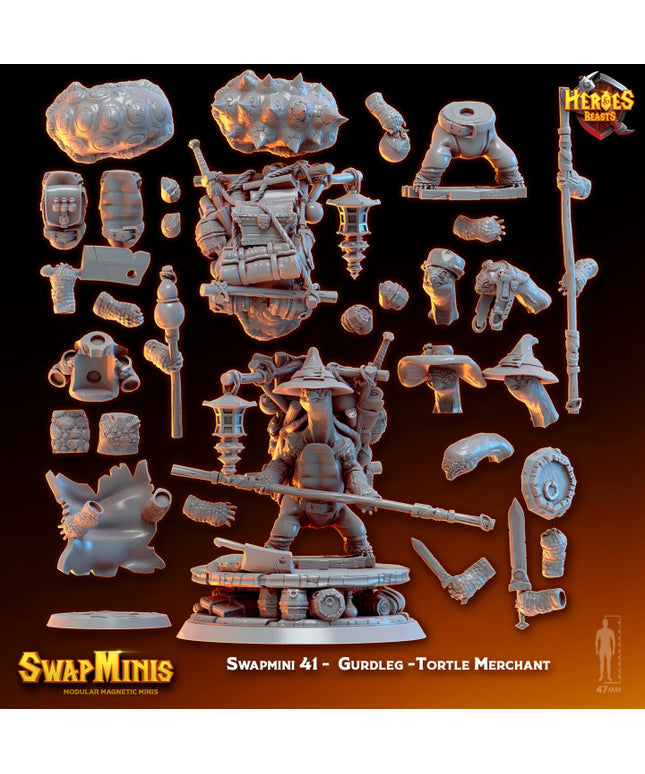 Swapmini 41 - Gurdleg -Tortle Merchant