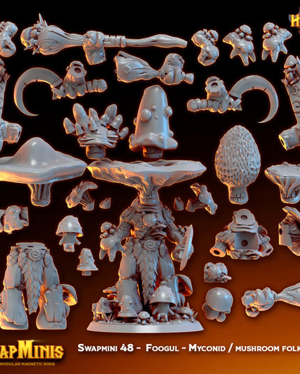 Swapmini 48 - Foogul - Myconid / mushroom folk