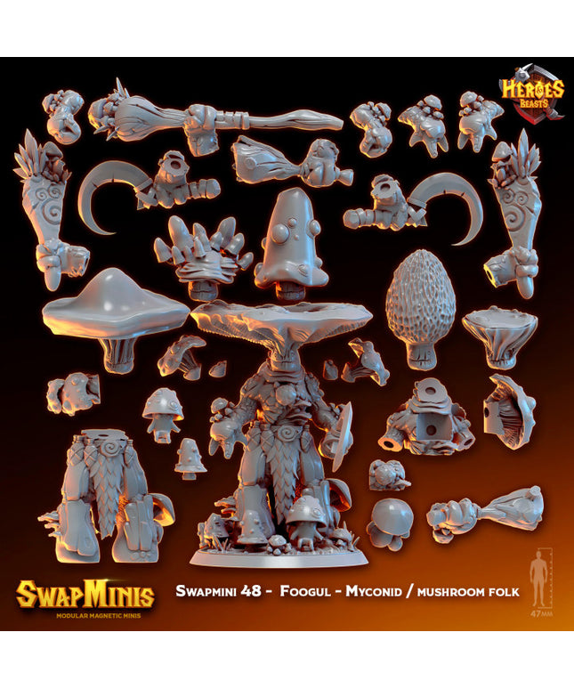 Swapmini 48 - Foogul - Myconid / mushroom folk