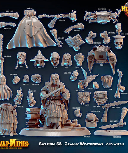 Swapmini 58 - Granny Weatherwax - old witch