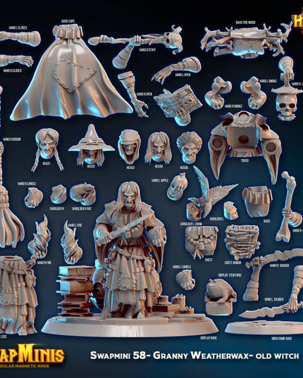 Swapmini 58 - Granny Weatherwax - old witch