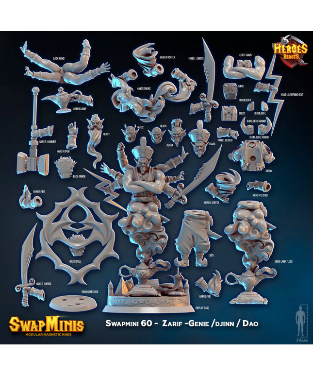 Swapmini 60 - Zarif - genie / djinn / dao