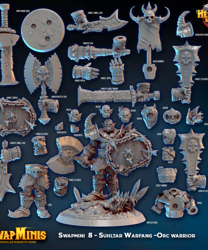 Swapmini 8 - Suhltar Warfang -Orc warrior