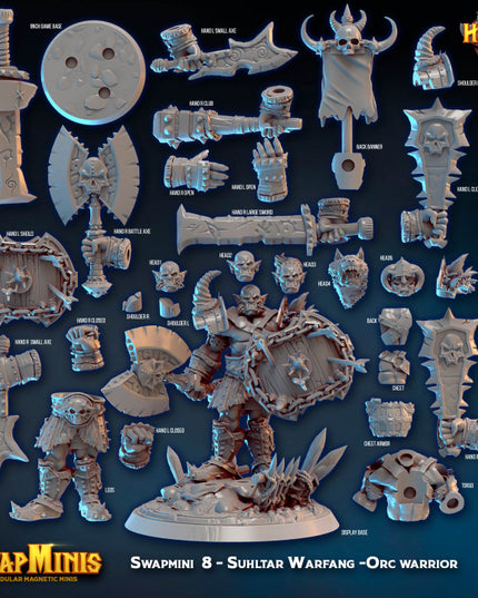 Swapmini 8 - Suhltar Warfang -Orc warrior
