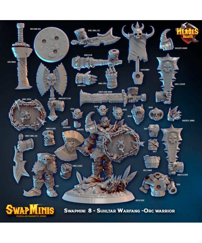 Swapmini 8 - Suhltar Warfang -Orc warrior