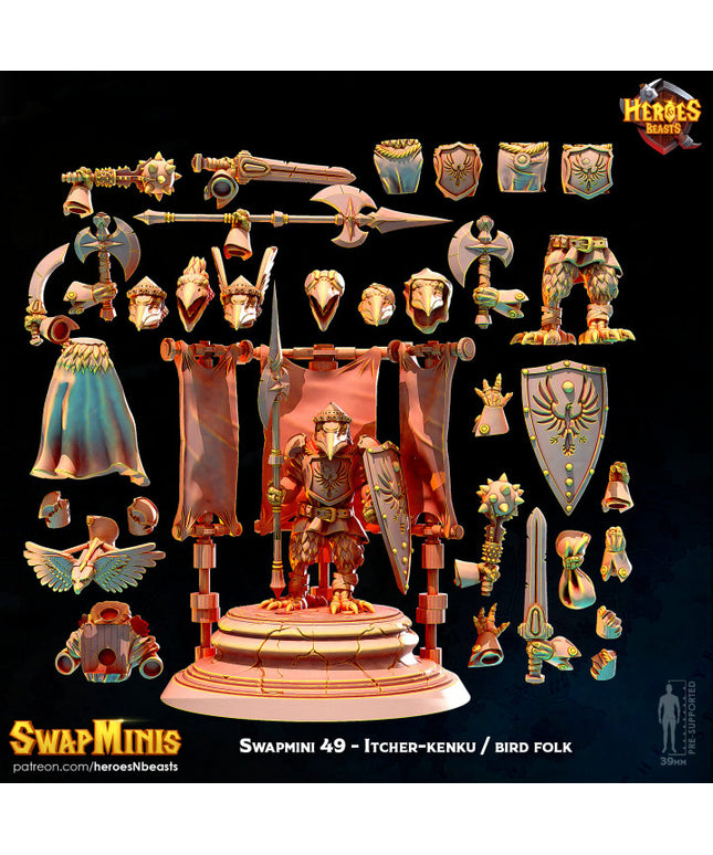 Swapmini 49 - Itcher - Kenku/ tenge / bird folk