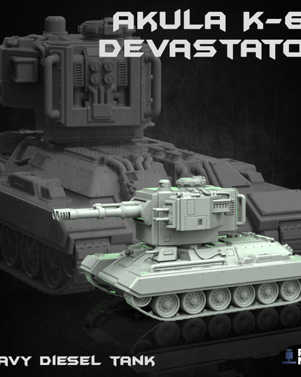 The Akula Dieselpunk Tanks - K-37 and Devastator K-66 - Iron Guard Collection