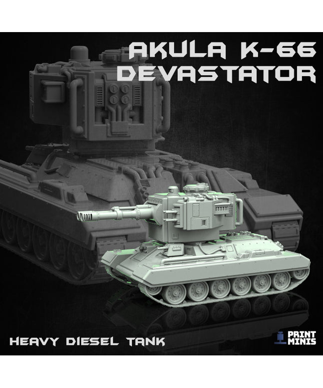 The Akula Dieselpunk Tanks - K-37 and Devastator K-66 - Iron Guard Collection