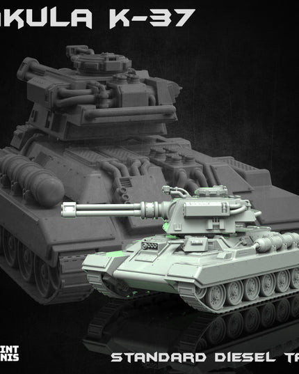 The Akula Dieselpunk Tanks - K-37 and Devastator K-66 - Iron Guard Collection