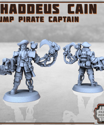 Thaddeus Cain - Sump Pirate Captain
