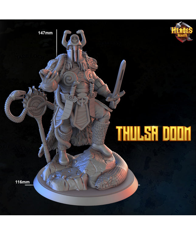 conan the barbarian / thulsa doom / sculpture 150mm