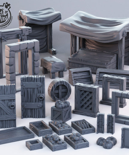 Modular Town Props