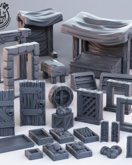 Modular Town Props