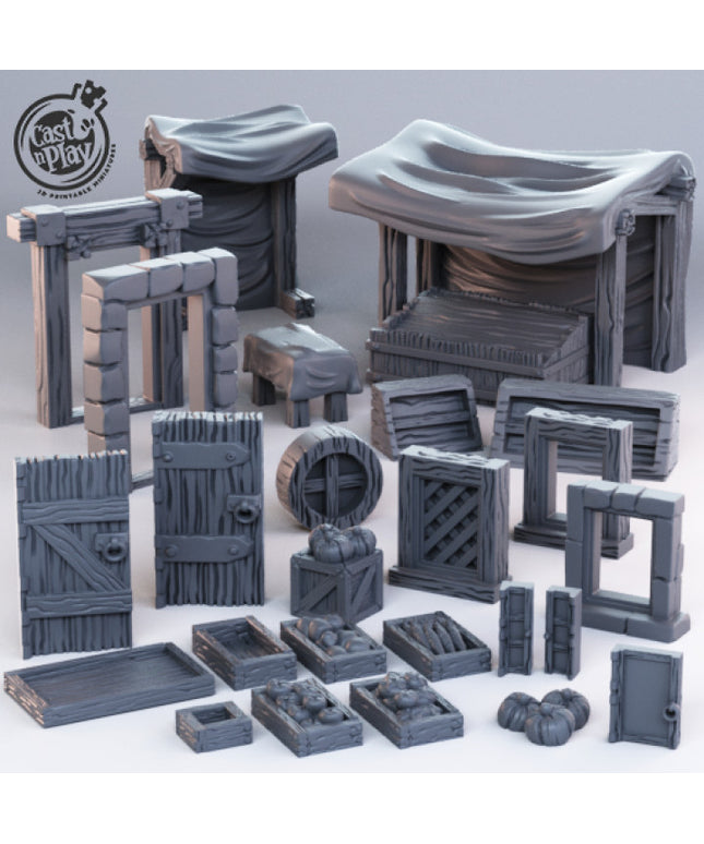 Modular Town Props
