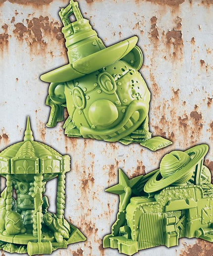 Wasteland Theme Park - Arcade, Carousel, and Clown Head