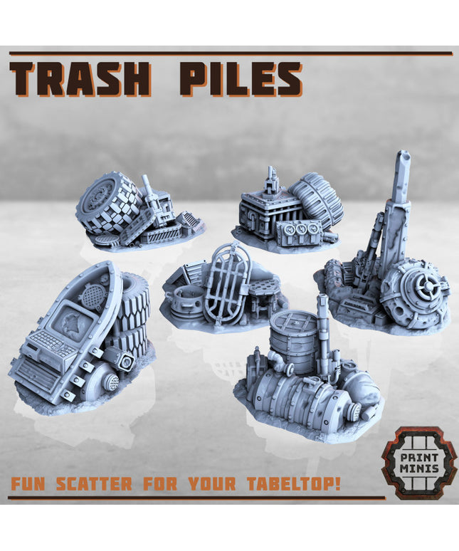 Trash Piles x6