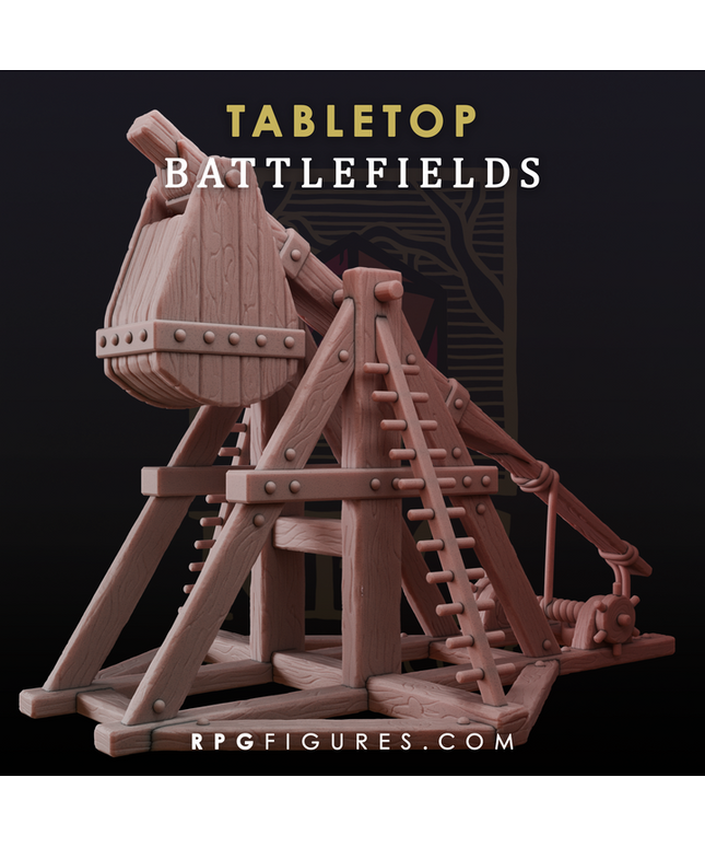Tabletop Battlefields - Medieval Trebuchet / Size 67mm x 101.32mm x 69.74mm