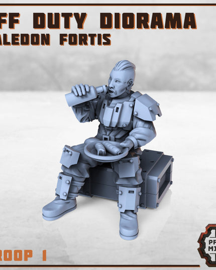 Off Duty Diorama - Kaledon Fortis