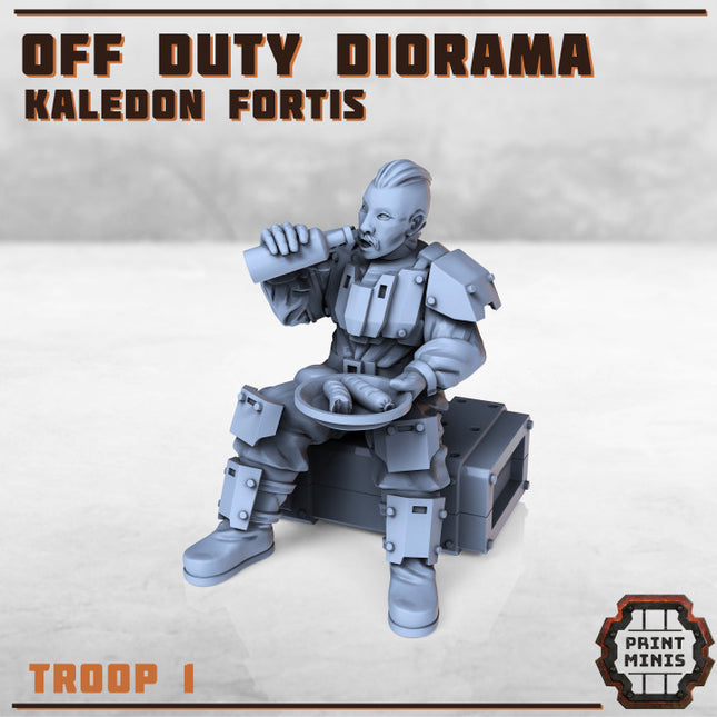 Off Duty Diorama - Kaledon Fortis