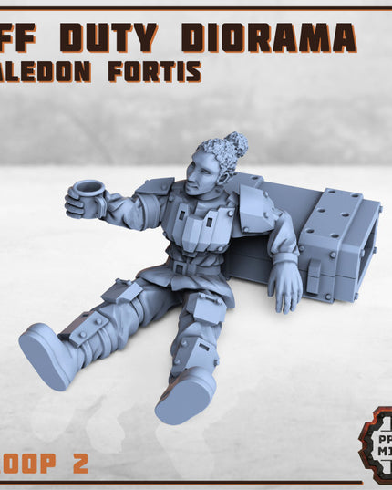 Off Duty Diorama - Kaledon Fortis