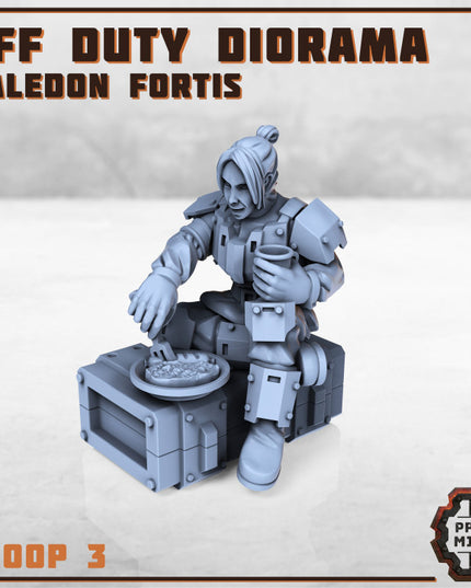 Off Duty Diorama - Kaledon Fortis