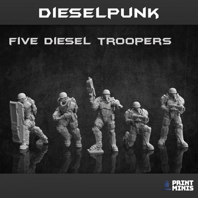 Dieselpunk Collection - fight The Authority as diesel heroes!