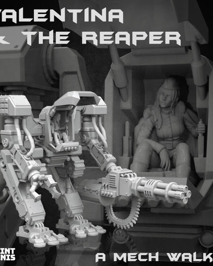 The Reaper Mech plus Valentina character - The Iron Guard Collection