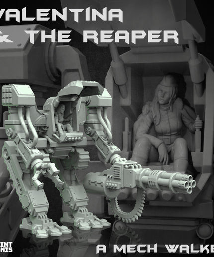 The Reaper Mech plus Valentina character - The Iron Guard Collection