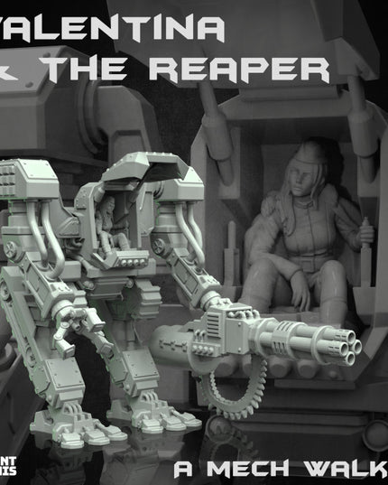The Reaper Mech plus Valentina character - The Iron Guard Collection