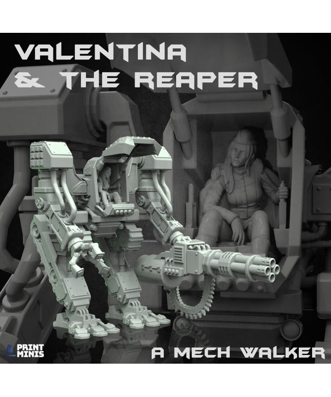 The Reaper Mech plus Valentina character - The Iron Guard Collection