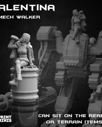 The Reaper Mech plus Valentina character - The Iron Guard Collection