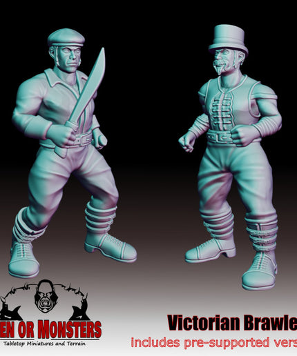 Victorian Brawlers - Fighters - 2 Figures