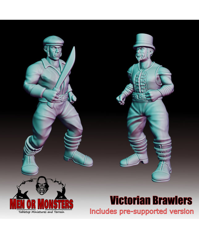 Victorian Brawlers - Fighters - 2 Figures