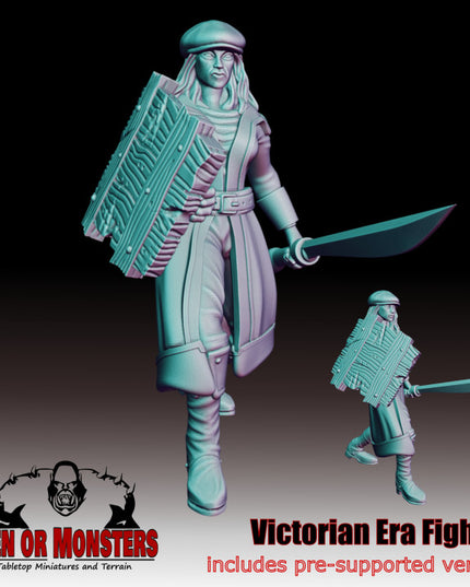 Victorian Female Fighter - 1 Figure