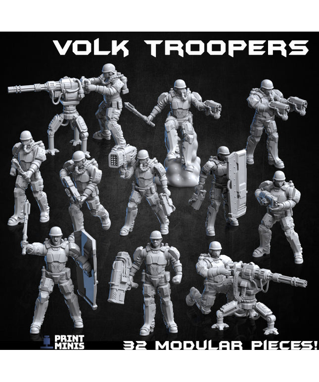 Volk Diesel Troopers (Modular) - The Ironside Docks Collection