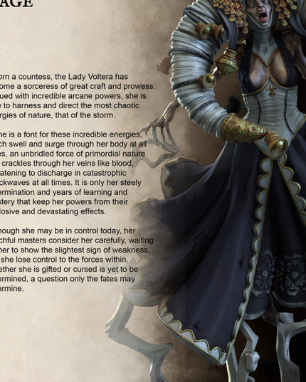 Voltera, the Electro Mage - 32 + 75mm