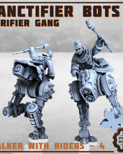 Sanctifier Bots x 6 with Purifier Riders x4