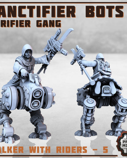 Sanctifier Bots x 6 with Purifier Riders x4