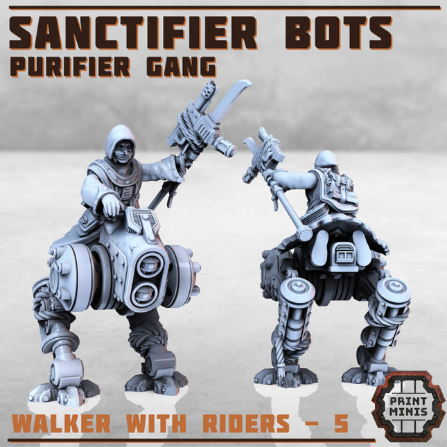 Sanctifier Bots x 6 with Purifier Riders x4