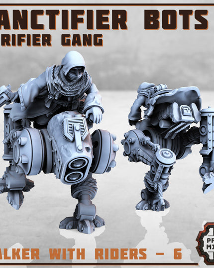 Sanctifier Bots x 6 with Purifier Riders x4