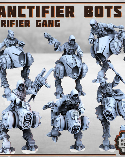 Sanctifier Bots x 6 with Purifier Riders x4