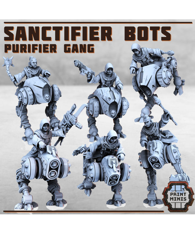 Sanctifier Bots x 6 with Purifier Riders x4