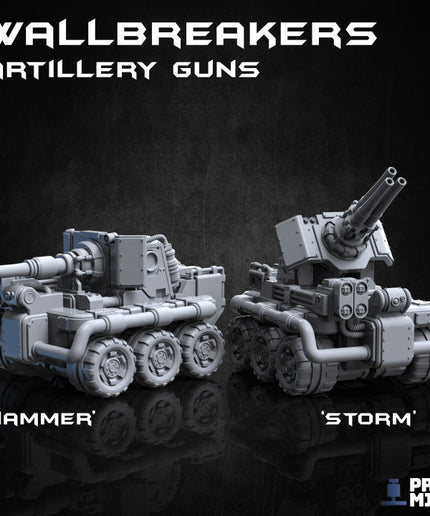 Wallbreaker Artillery Guns - Doomsday Collection