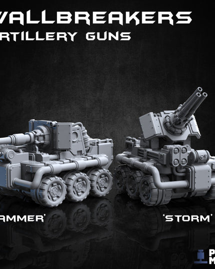 Wallbreaker Artillery Guns - Doomsday Collection