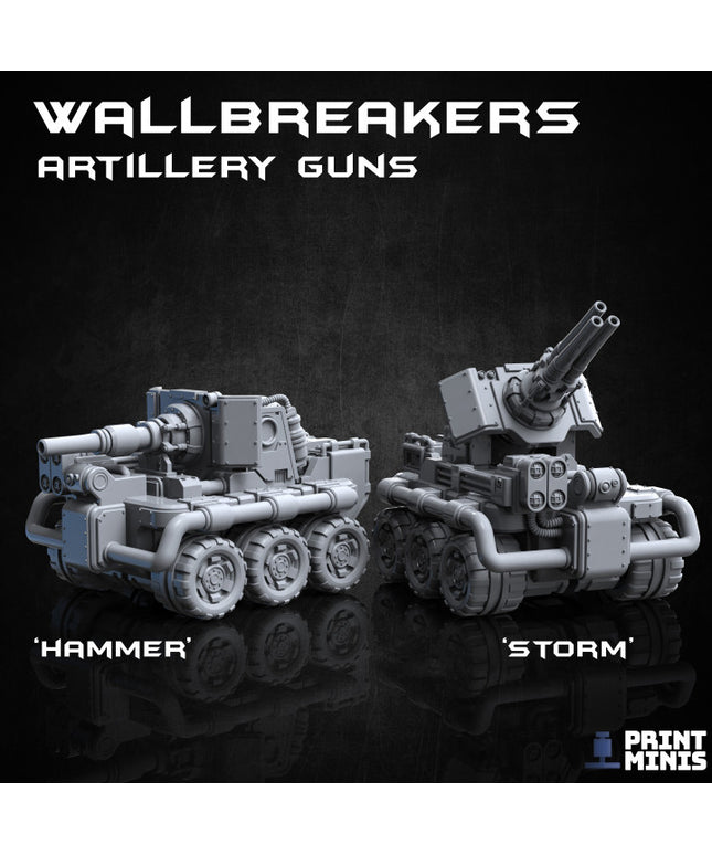 Wallbreaker Artillery Guns - Doomsday Collection