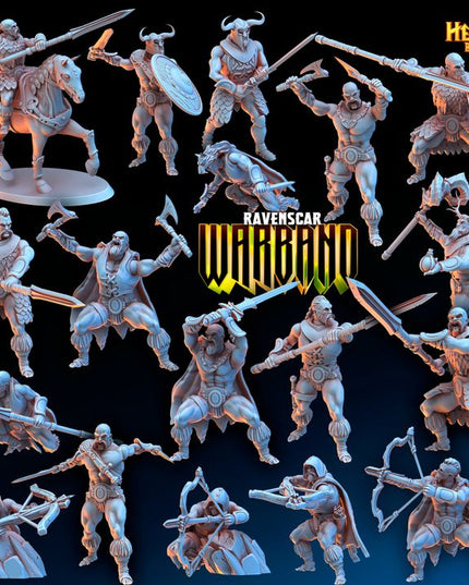 ravenscar warband - barbarian viking style warriors