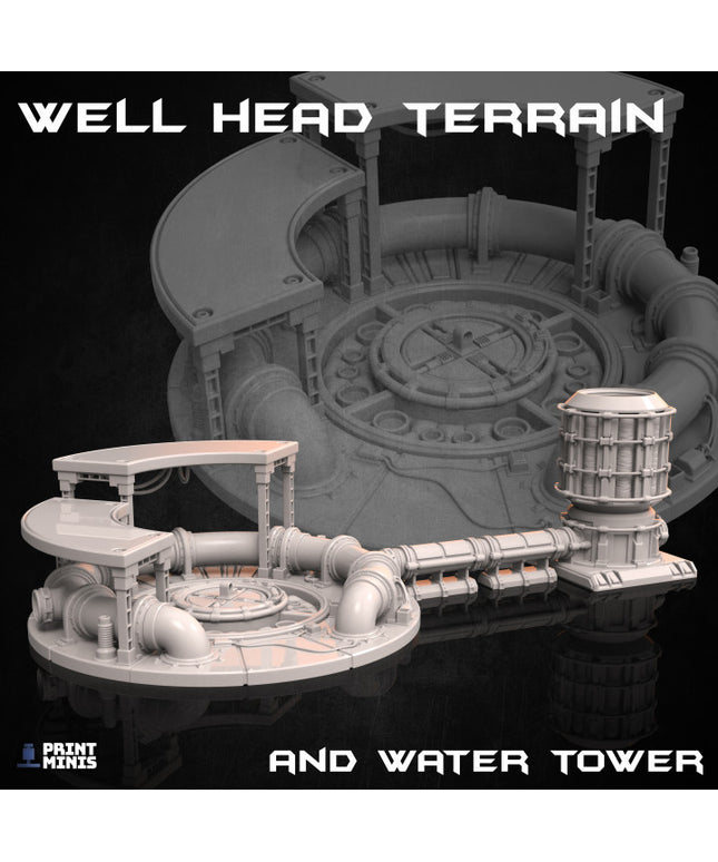 Desert Well Head Terrain - Dimozian Sands Collection