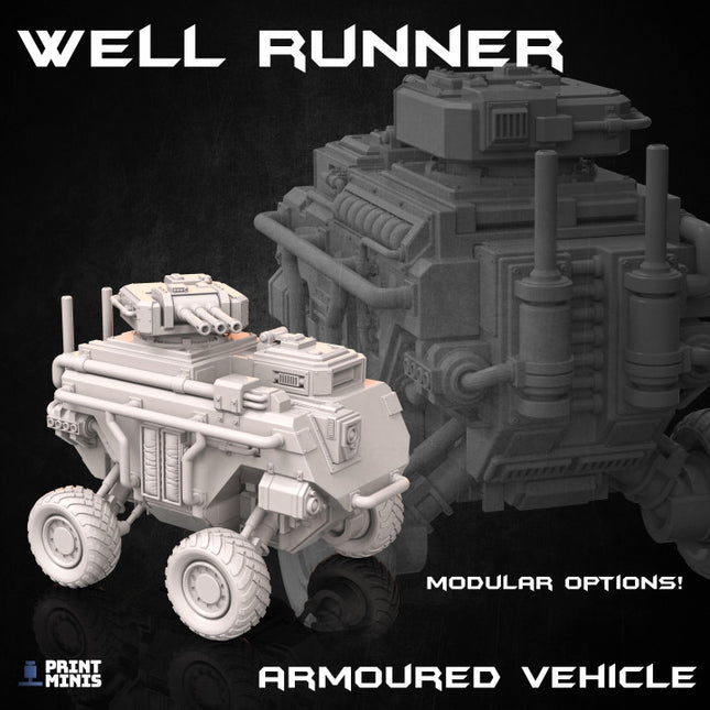 Well Runners x2 - Armoured Vehicles - Dimozian Sands Collection