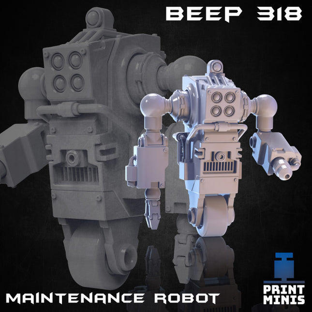 Small Maintenance Robots (modular) - 'Beeps' - In Orbit Collection
